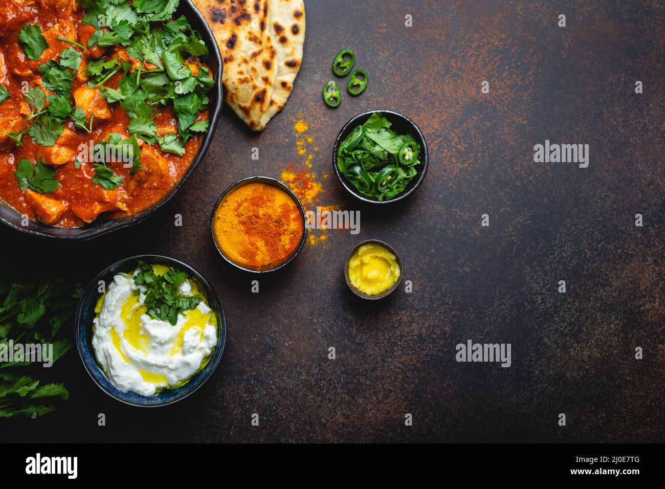 Indian dish Chicken tikka masala Stock Photo Alamy
