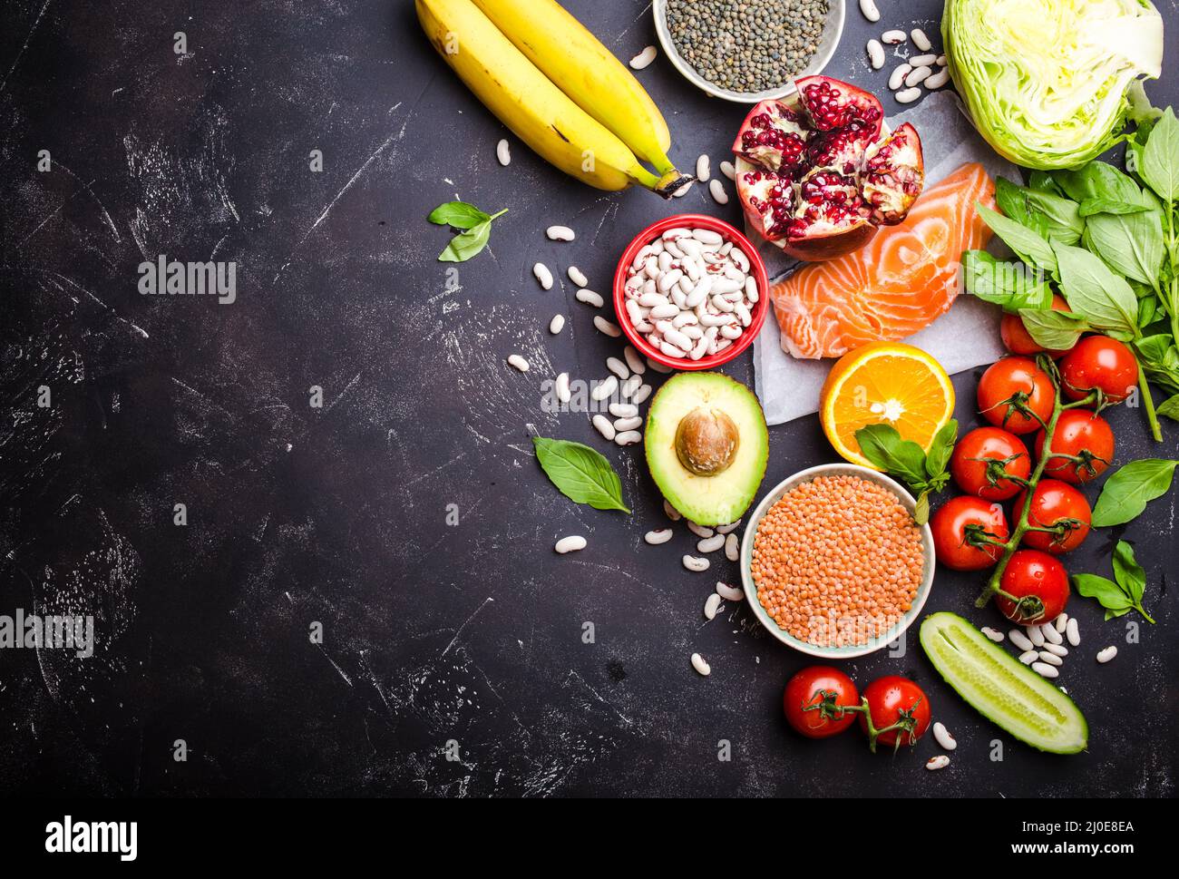 Frame healthy eating diet hi-res stock photography and images - Alamy