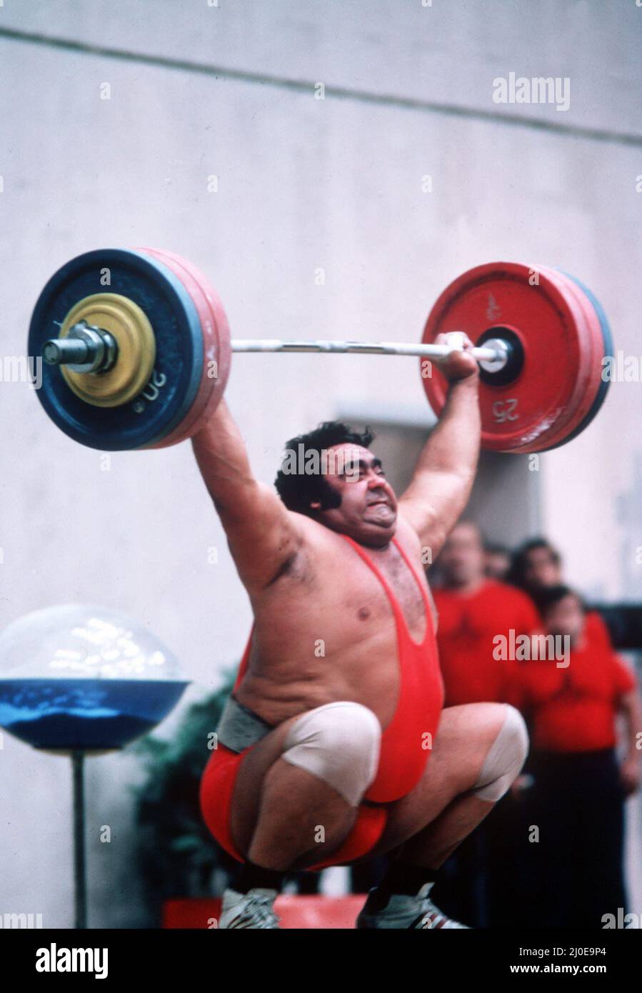 Vassili Alexeev - Weightlifter  - Weightlifting - 1980at the Olympic Games in Moscow Stock Photo