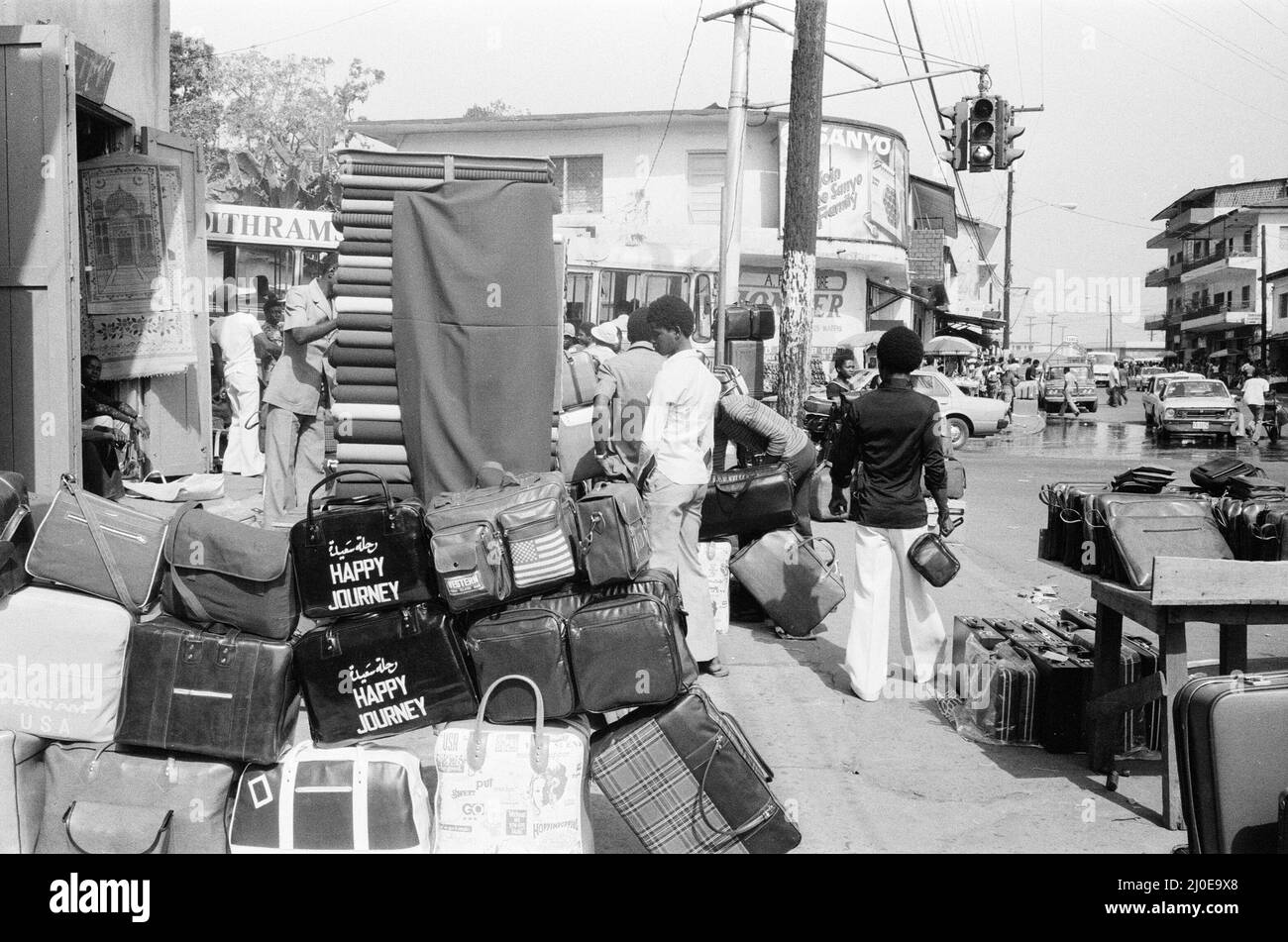 Monrovia, Liberia, West Africa. Published 13th April 1980. A John Smith Sunday People Feature. Stock Photo