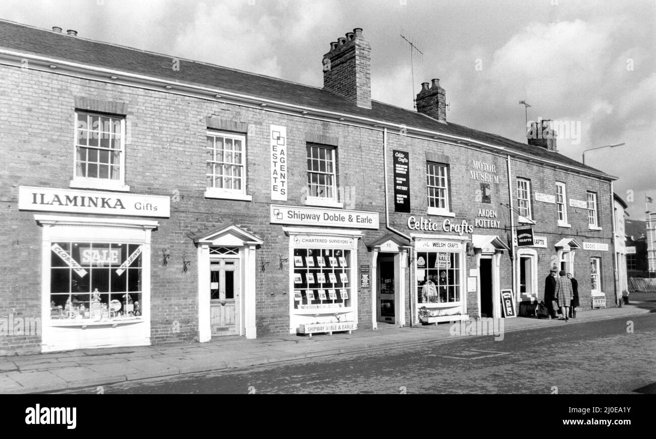 Some of the shops in Henley Street in StratforduponAvon.21st March