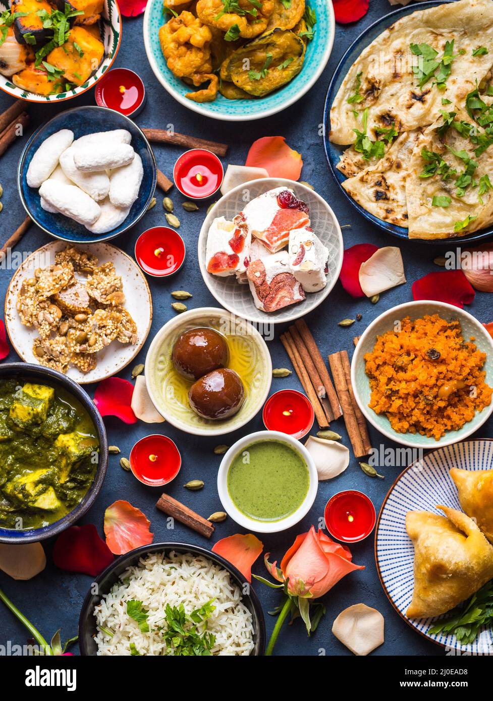Food for Indian festival Diwali Stock Photo