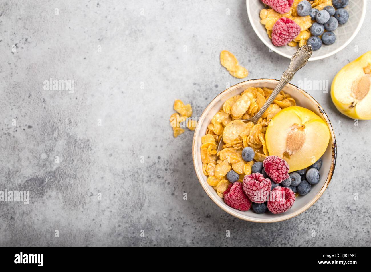 Healthy breakfast bowl Stock Photo - Alamy