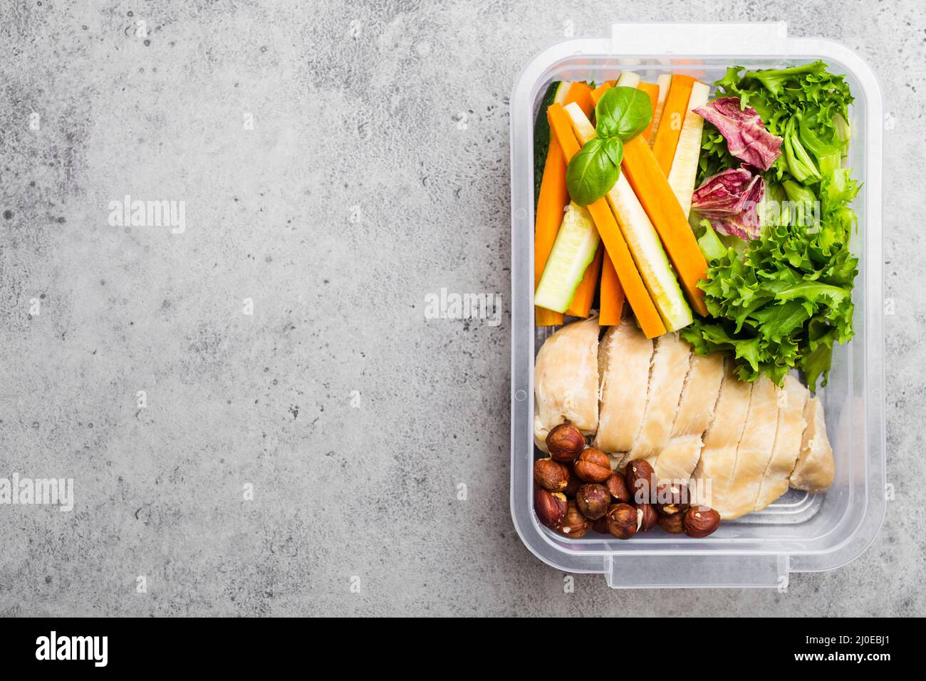Lunch box with healthy food Stock Photo - Alamy
