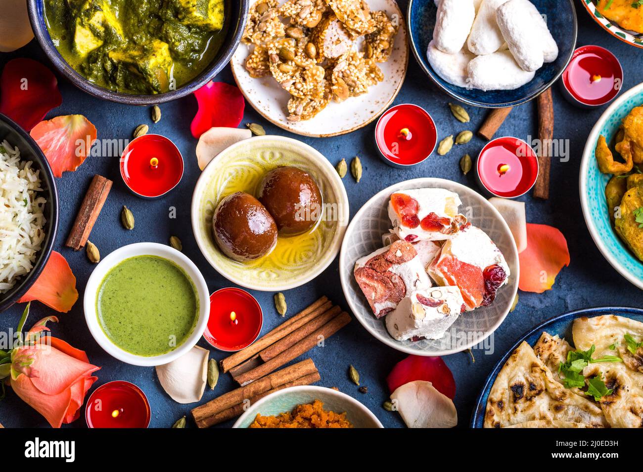 Food for Indian festival Diwali Stock Photo