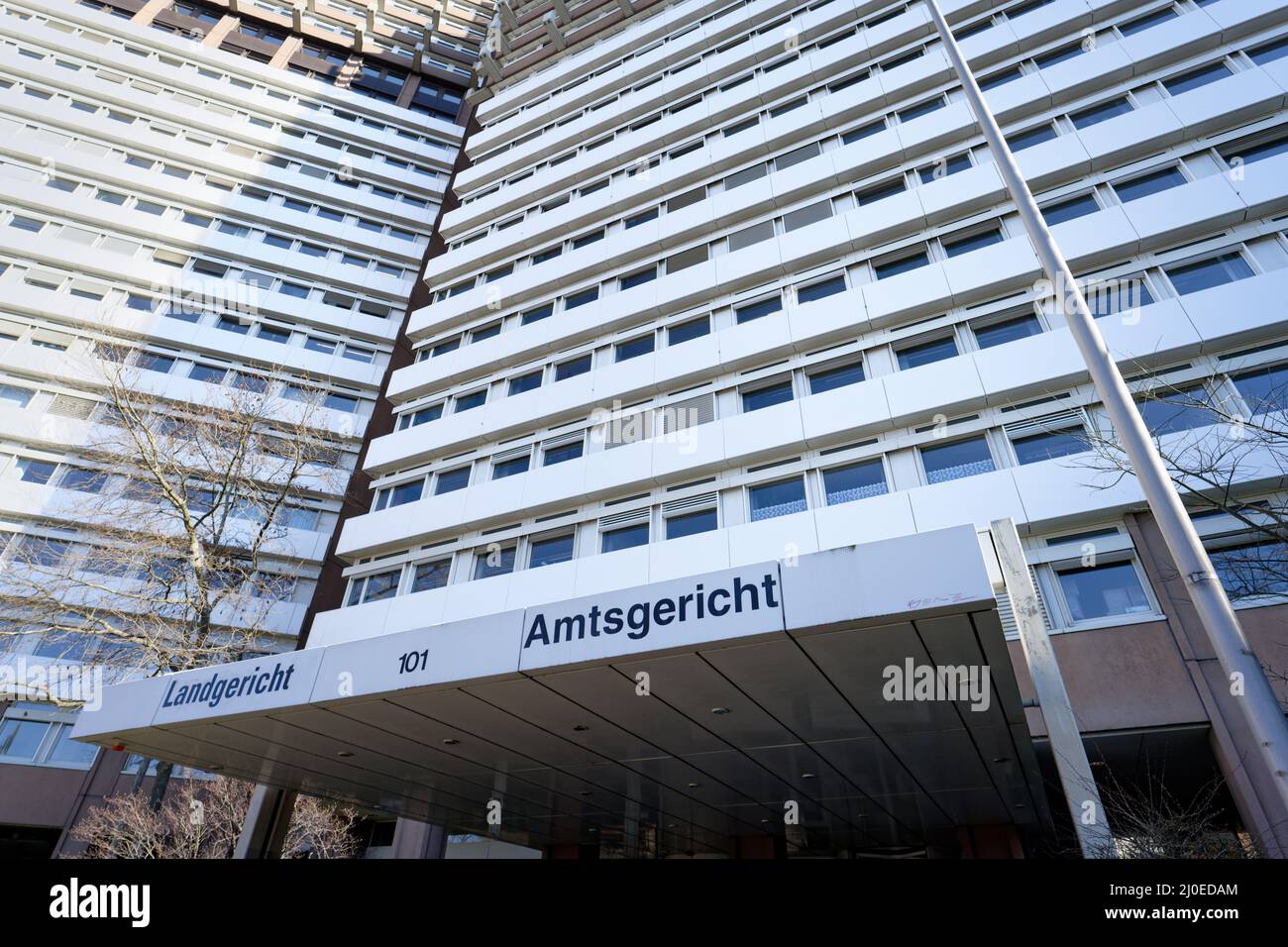 Cologne, Germany, March, 03 2022: the Building of regional and local court Stock Photo