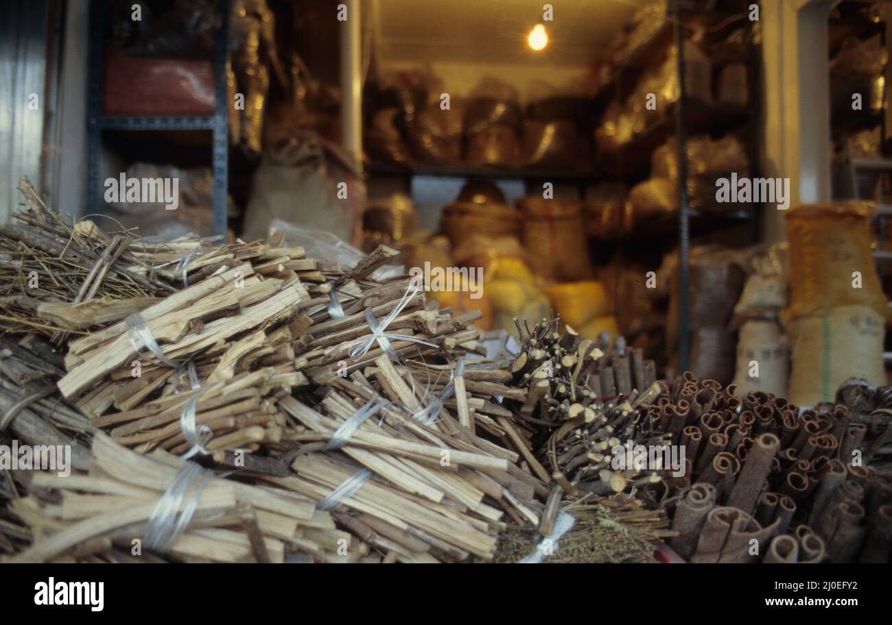 Market stall offering liquorice in Seoul, South Korea Stock Photo Alamy