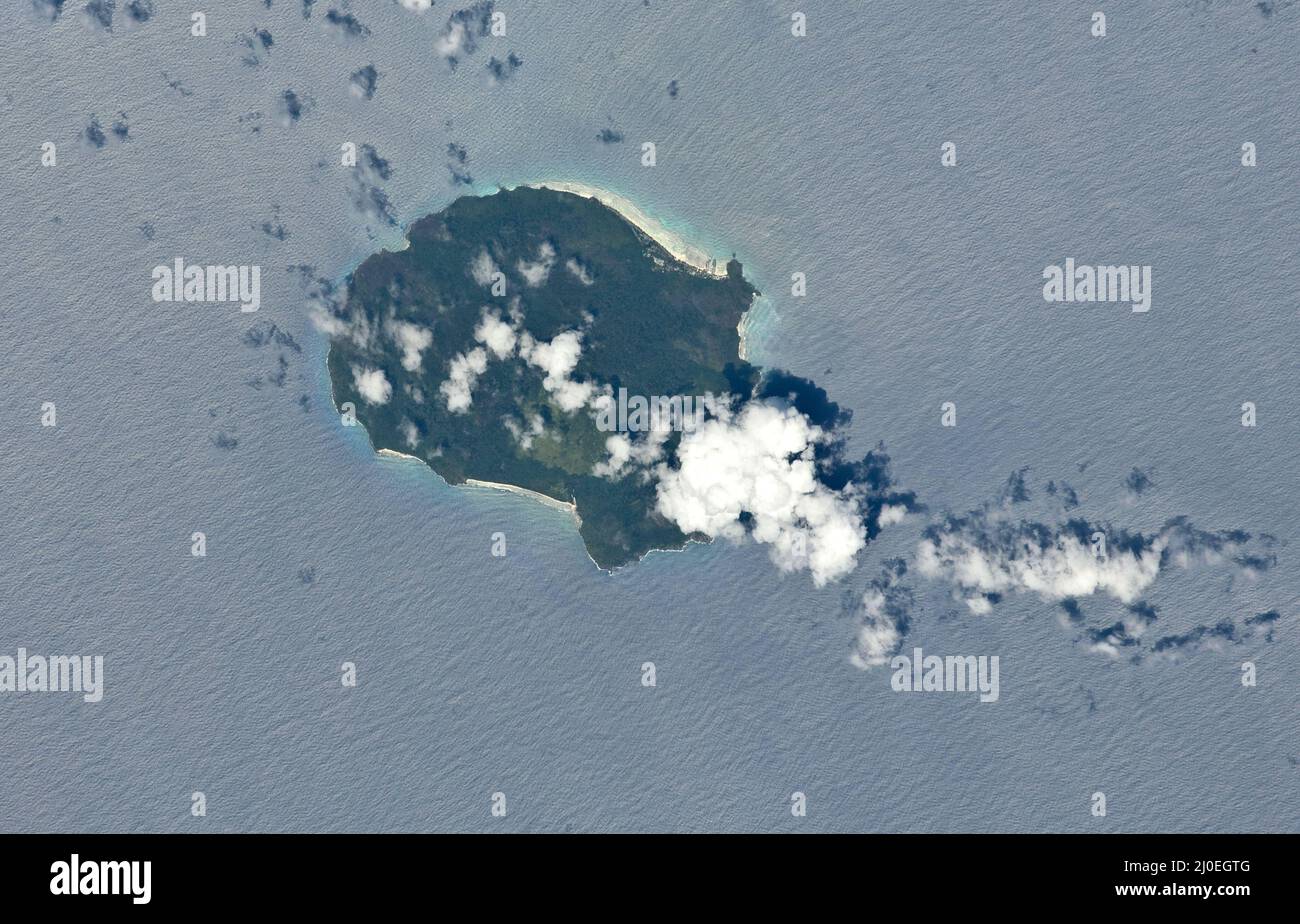 Silhouette Island, Seychelles Stock Photo