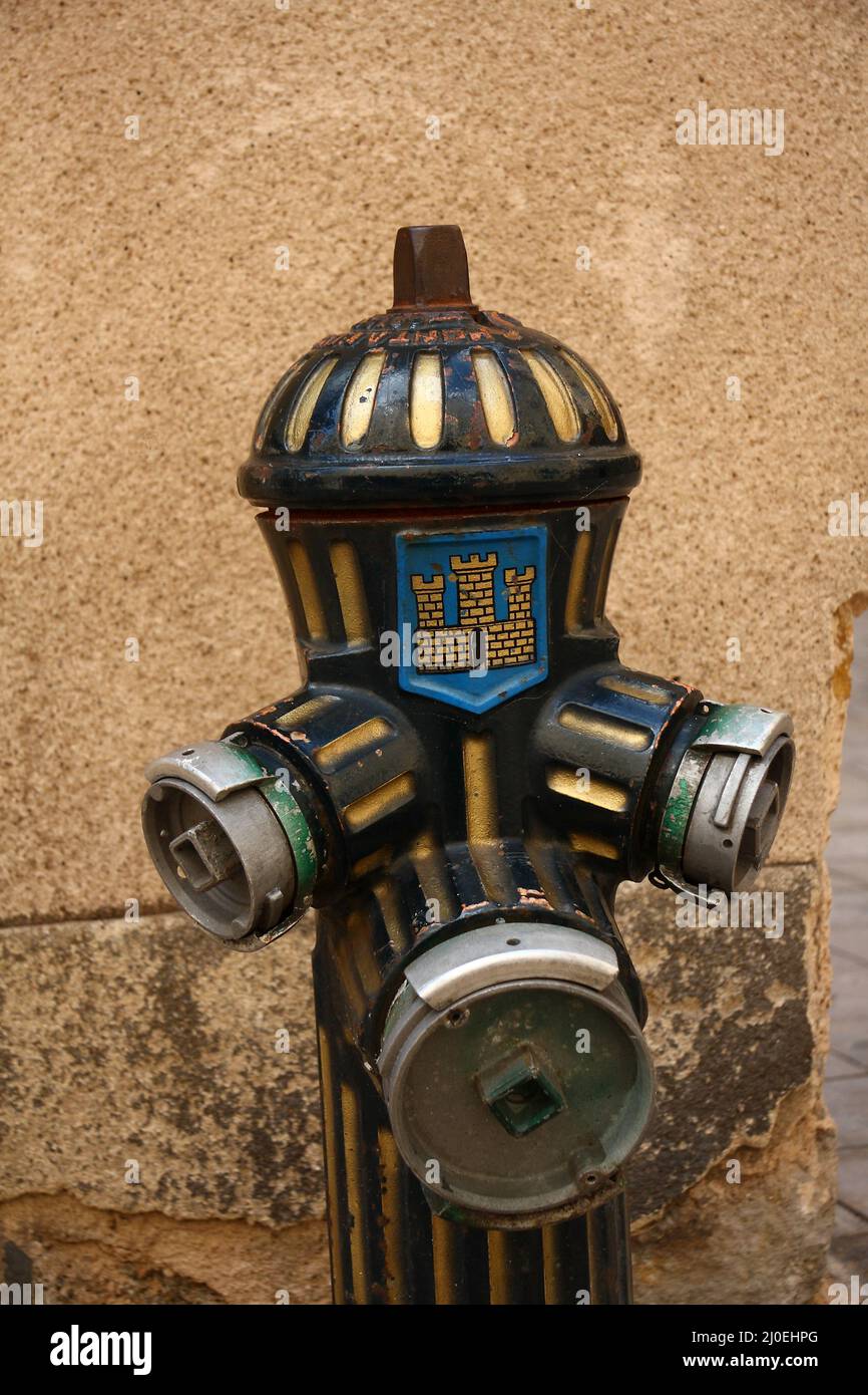 Water hydrant in Thionville Stock Photo