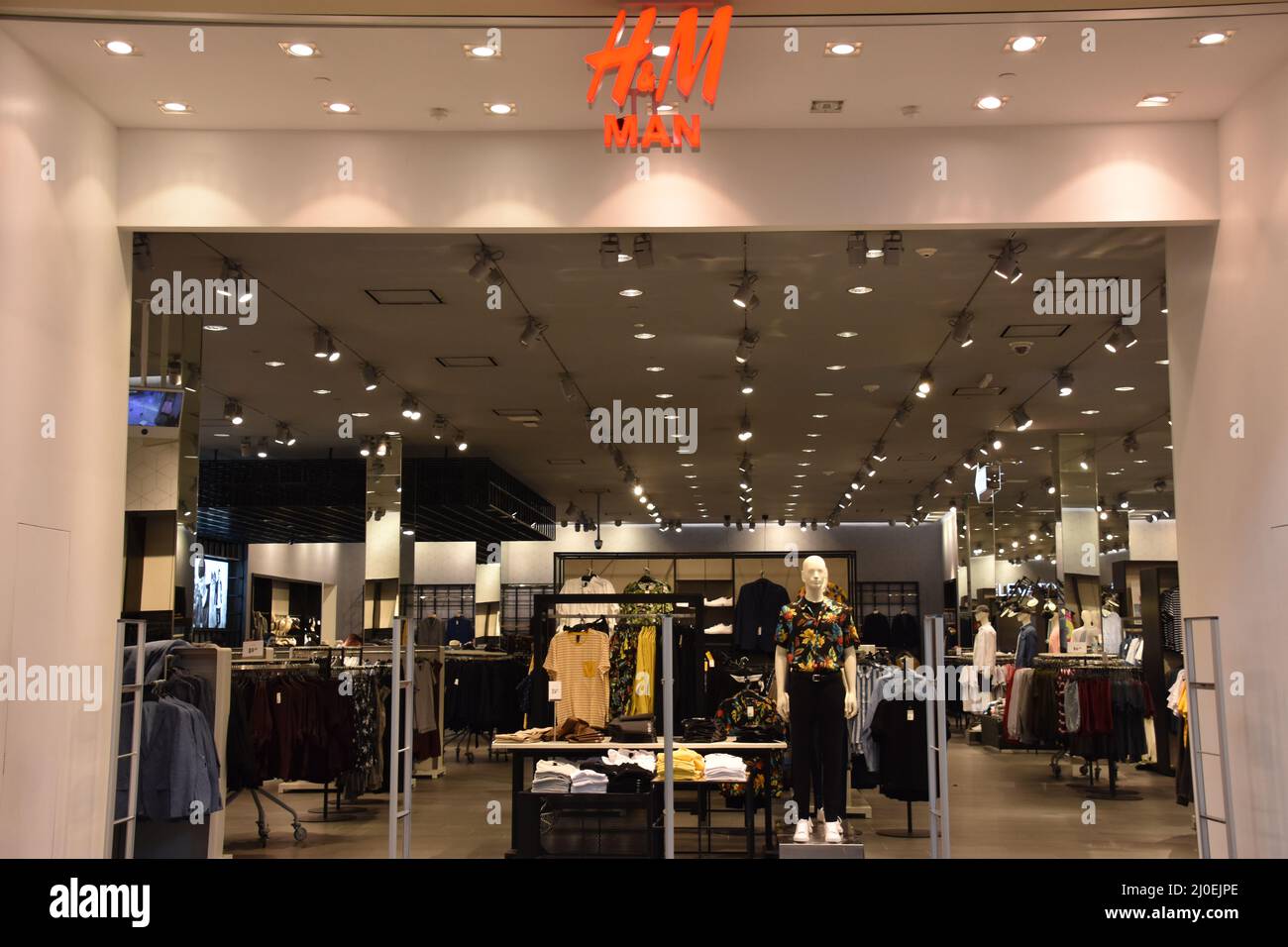 H&M store at The Galleria mall in Houston, Texas Stock Photo