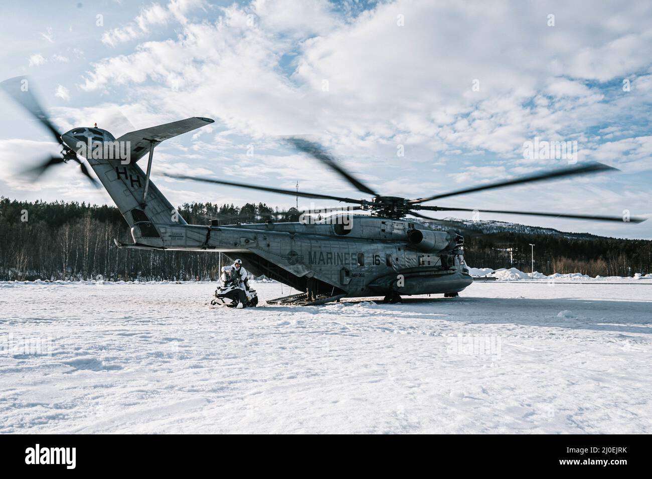 A Norwegian soldier with Armoured Battalion, Brigade Nord, Norwegian ...