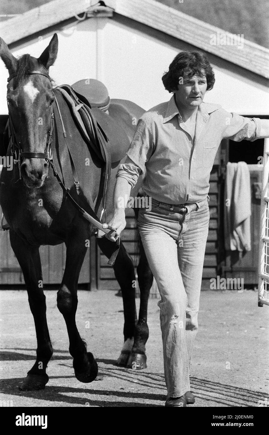 Norman Scott pictured with his horse 'Slipper'. 20th June 1979 Stock Photo Alamy
