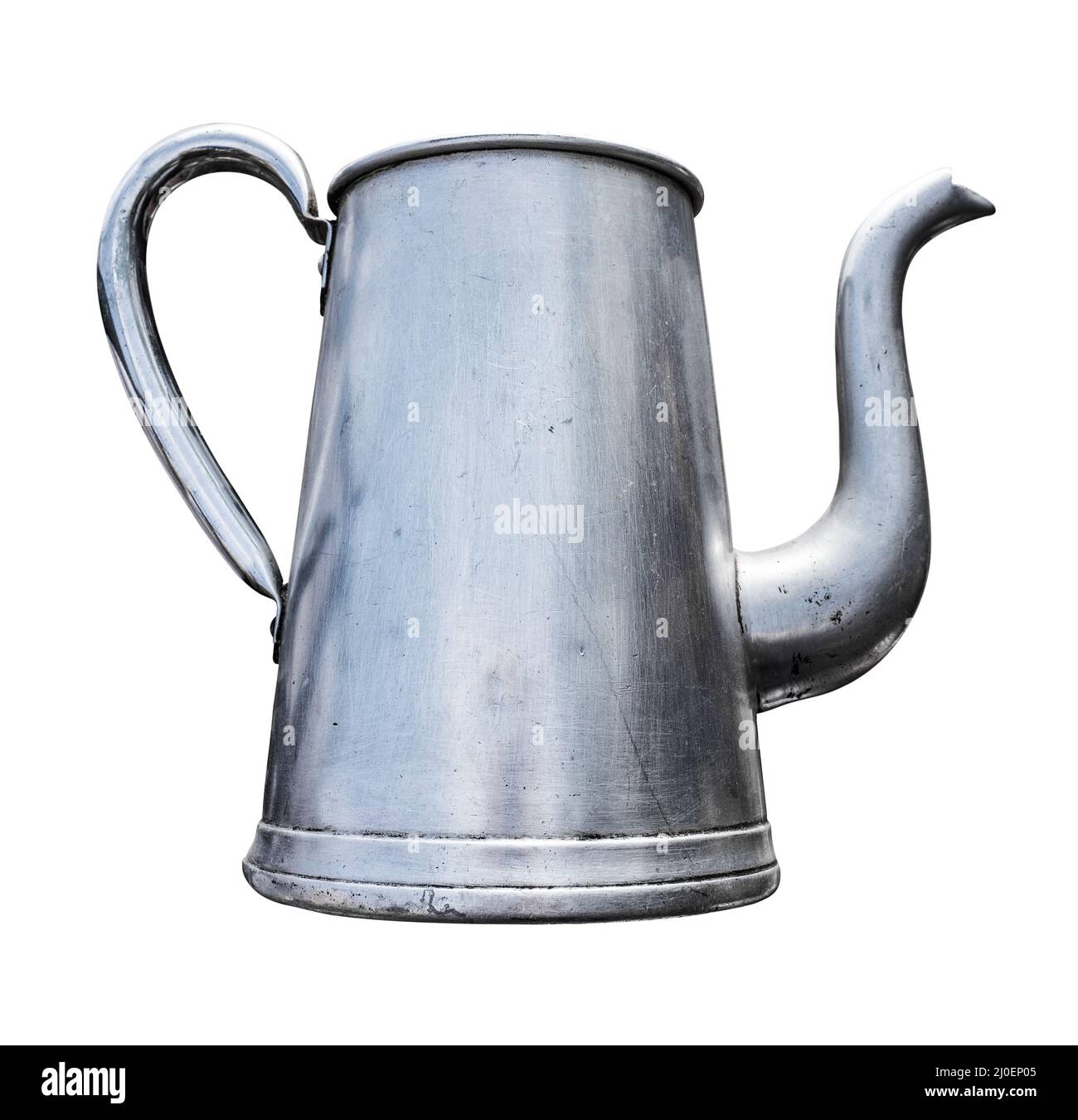 Antique Metal Teapot Stock Photo Alamy