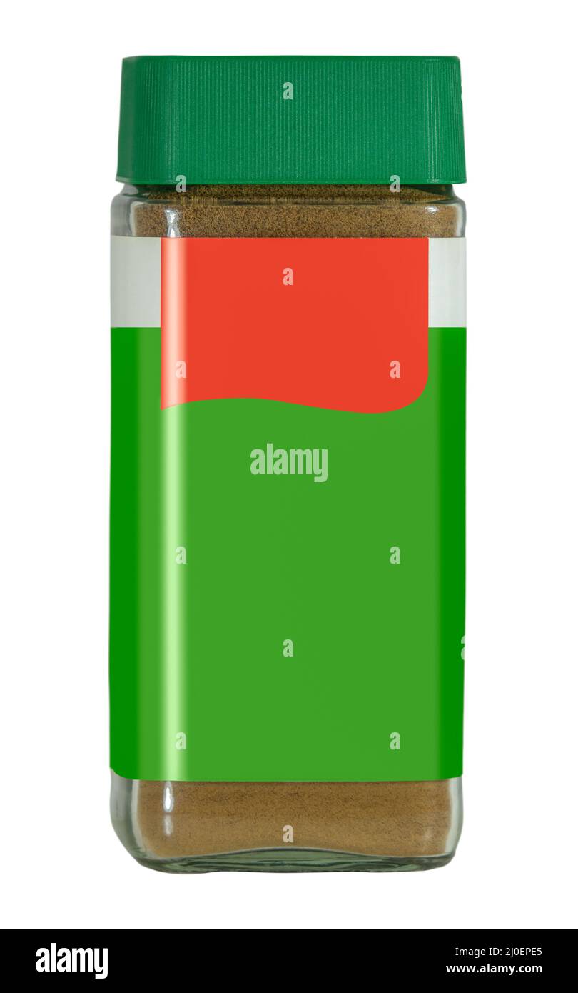 Isolated Jar Of Instant Coffee Stock Photo Alamy