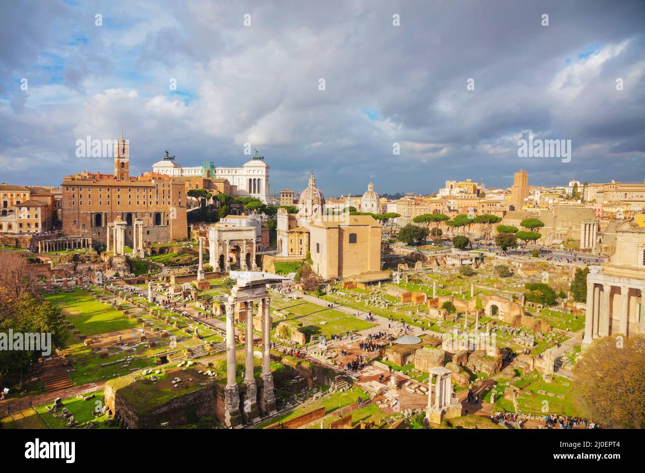 Roman forum ruins hi-res stock photography and images - Alamy