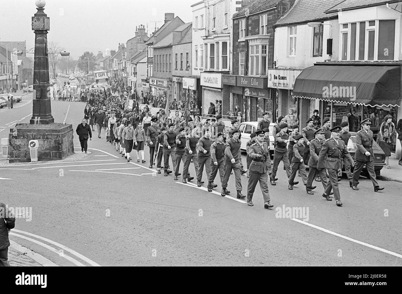 Remembrance Sunday Parade, Middlesbrough, Sunday 12th November 1978