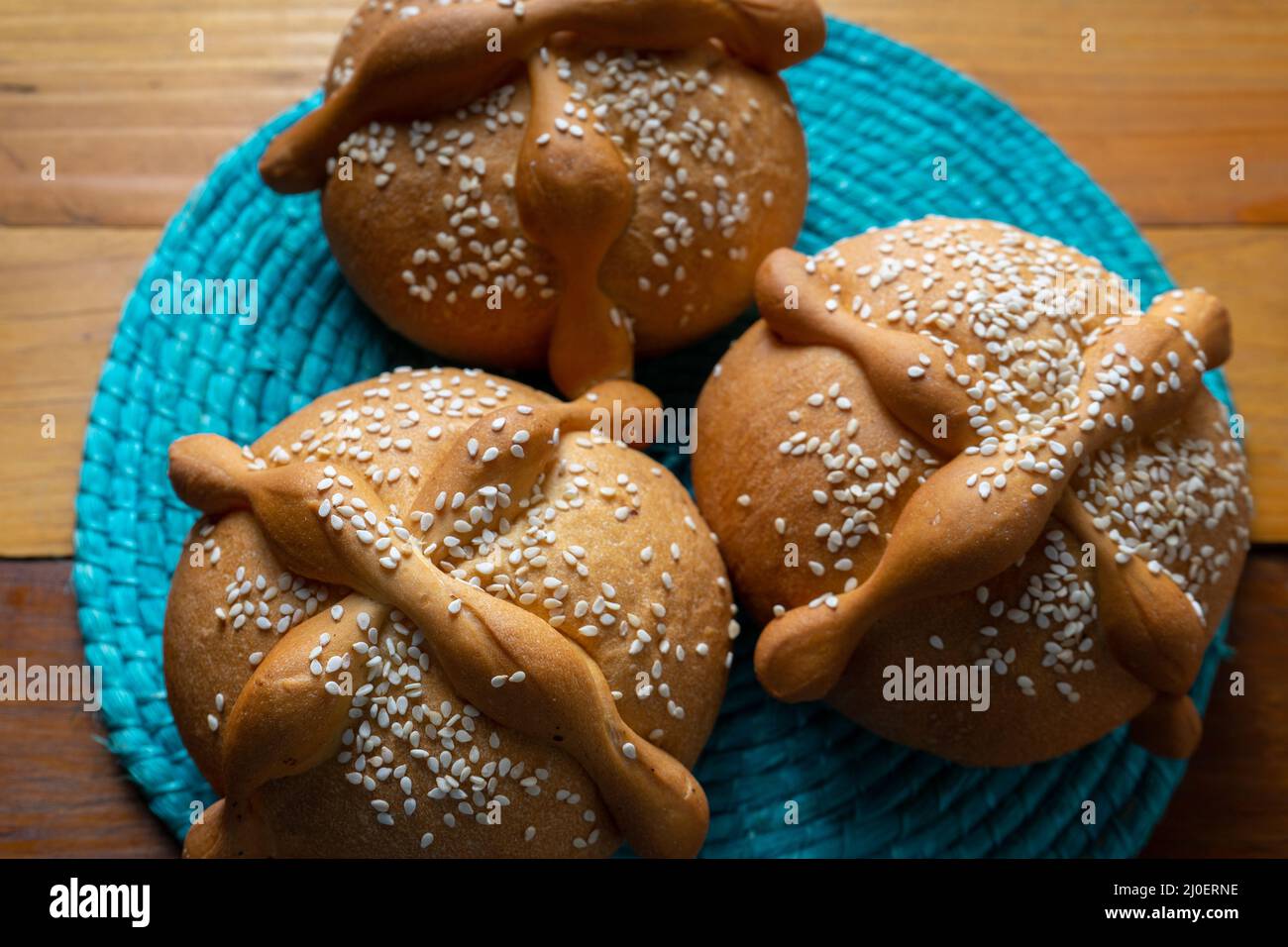 Traditional mexican bread of the dead Stock Photo Alamy