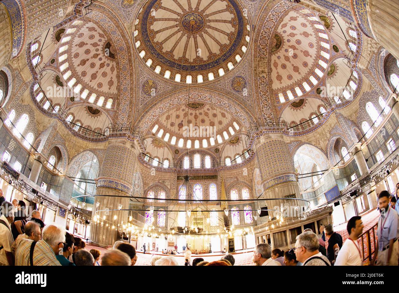 Blue Mosque (SULTANAHMET CAMII) interior Blue Mosque istanbul turkey