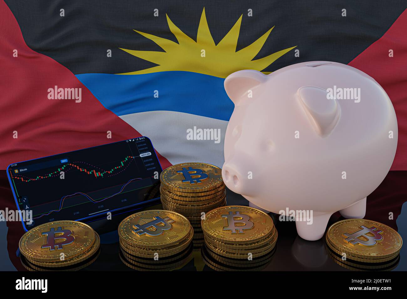 Blue bitcoin background hi-res stock photography and images - Alamy