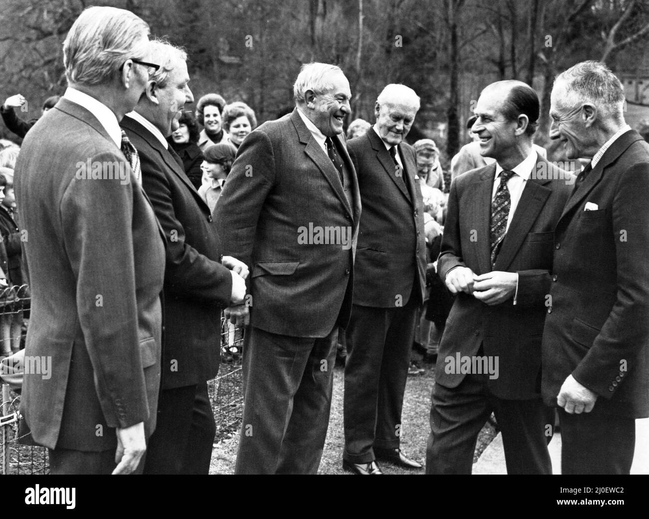 Prince Philip, Duke of Edinburgh visits Paignton Zoo, Devon. 9th March ...