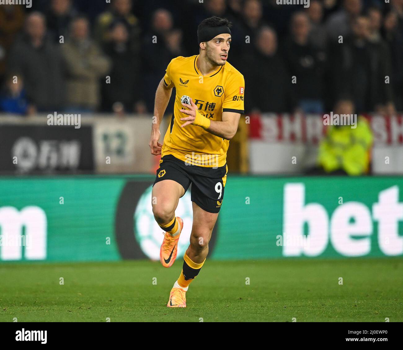 Wolverhampton, UK. 18th Mar, 2022. Raul Jimenez #9 of ...