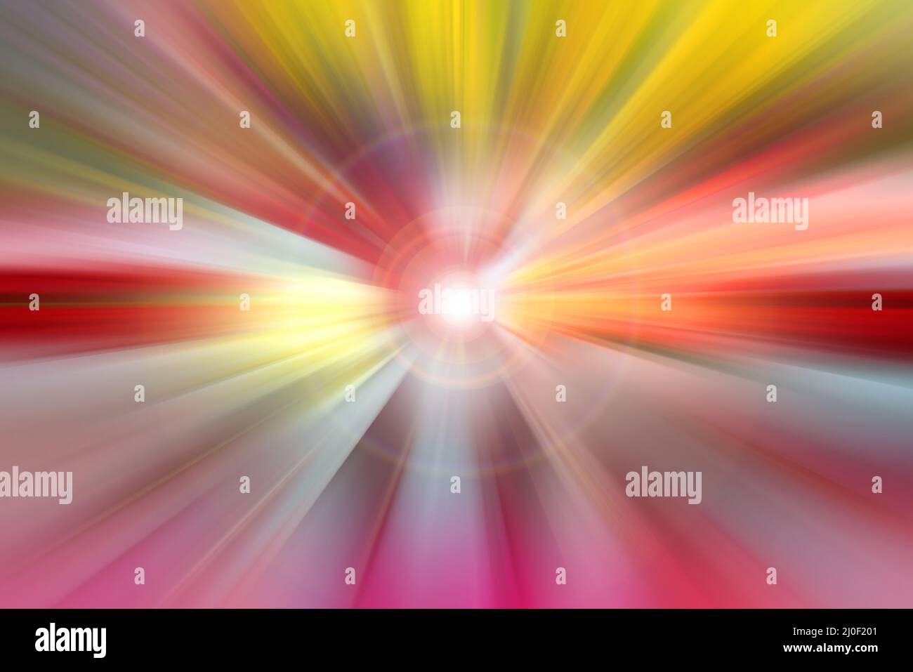 Dynamic lines of light. Light from central point. Bright flash of light ...