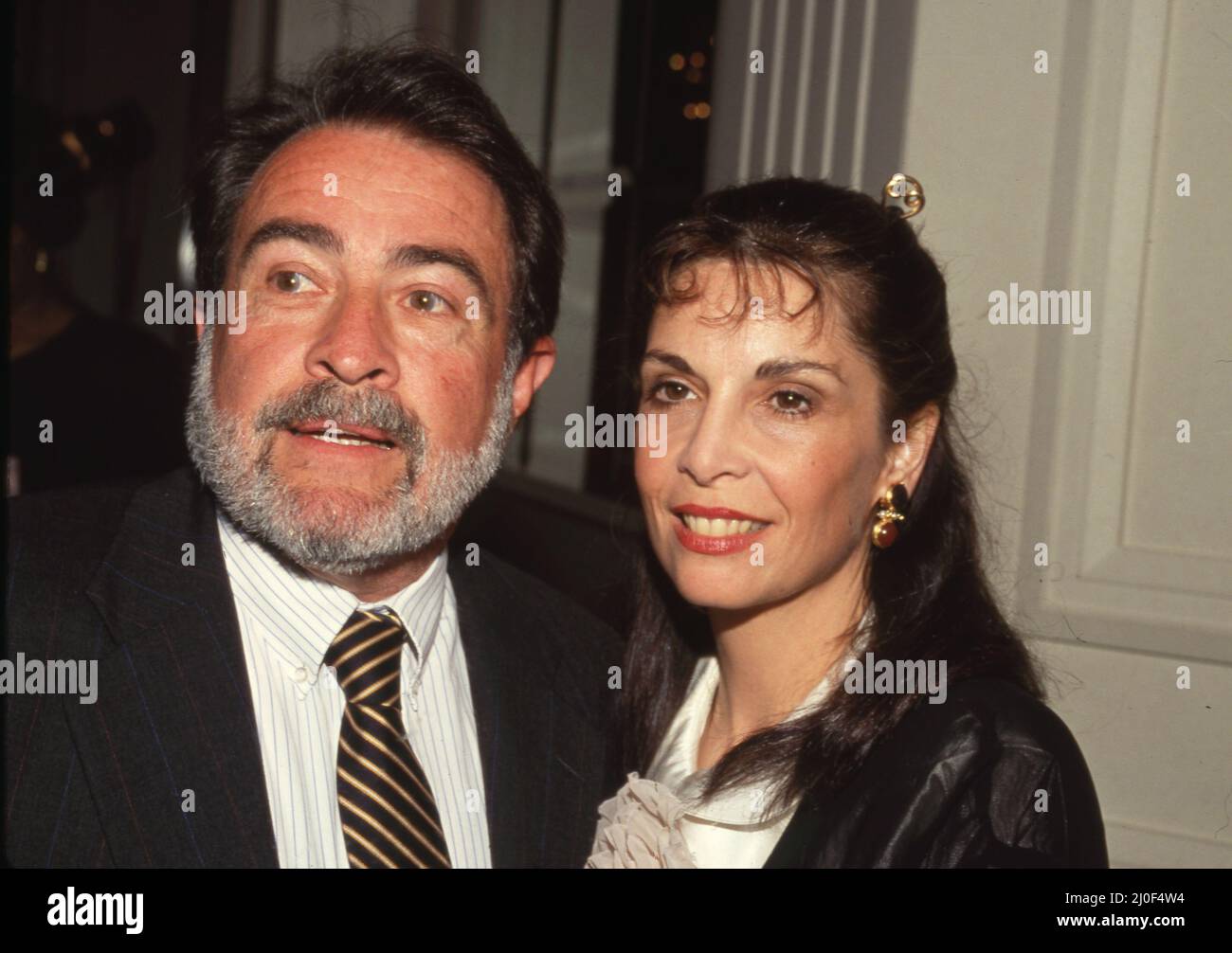 Talia Shire and husband Jack Schwartzman March 1991 Credit Ralph