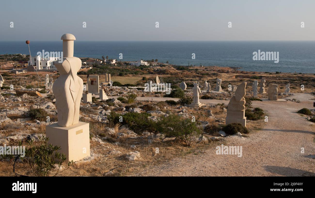 Sculpture park, Ayia Napa Cyprus Stock Photo Alamy