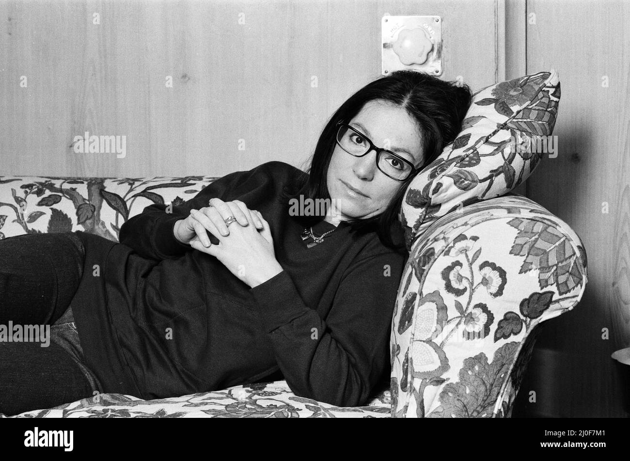 International Greek singer Nana Mouskouri. 25th January 1979 Stock