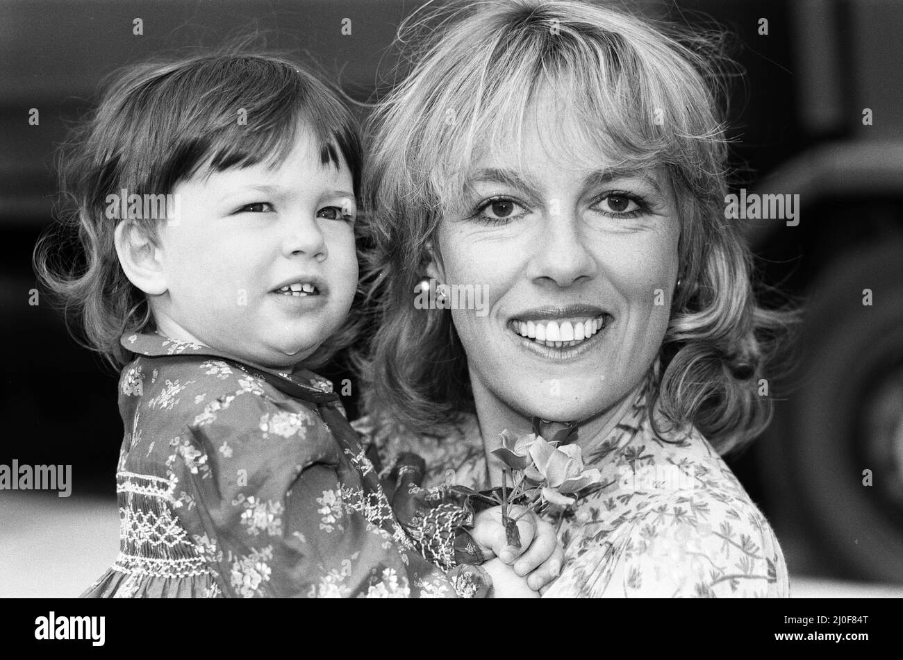 Esther Rantzen pictured with her daughter Emily at the Chelsea Flower Show. Emily has had a Rose named after her. 21st May 1979. Stock Photo