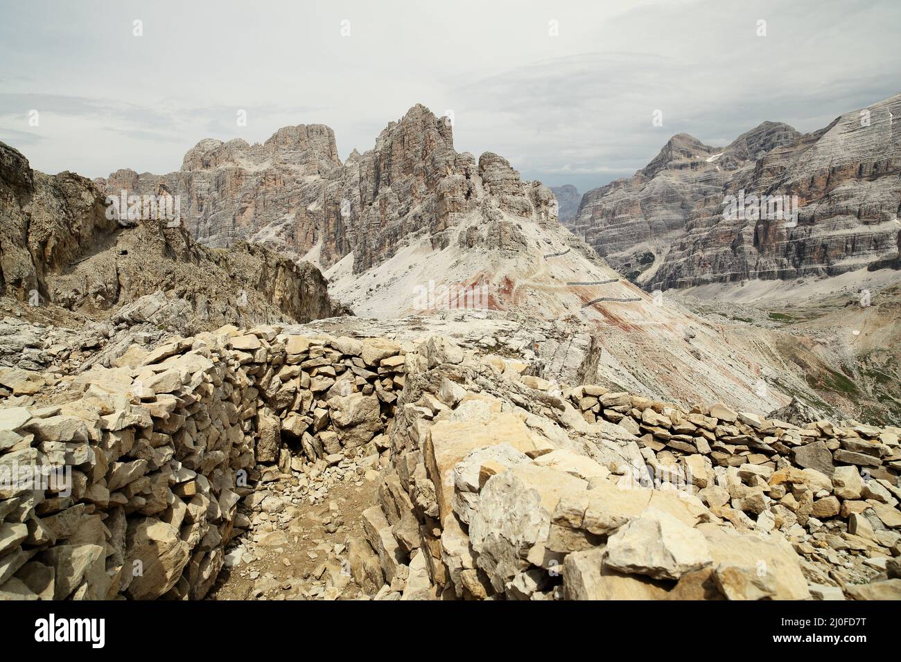Dolomite mountains Stock Photo