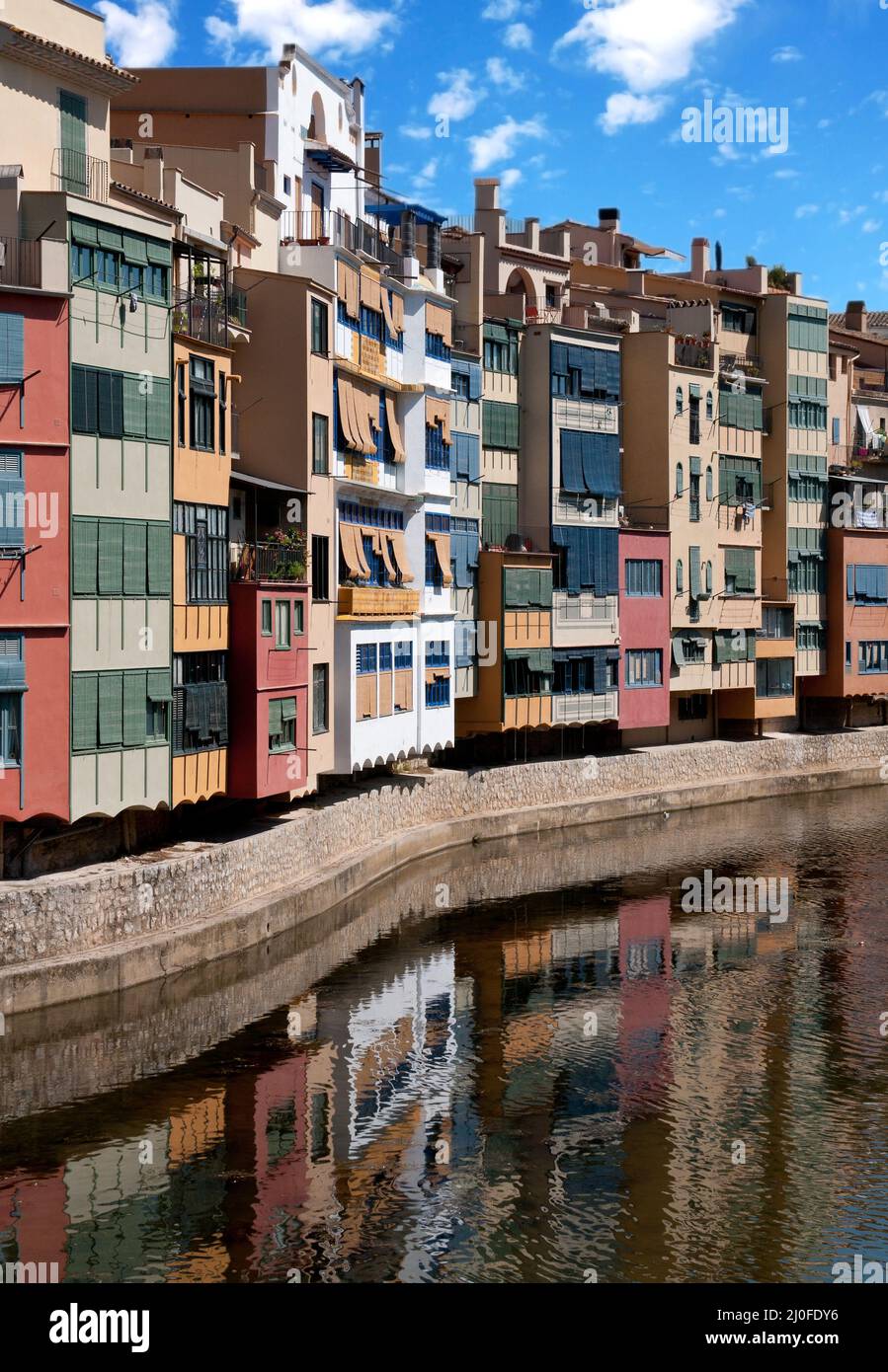 Girona cityscape, Spain Stock Photo