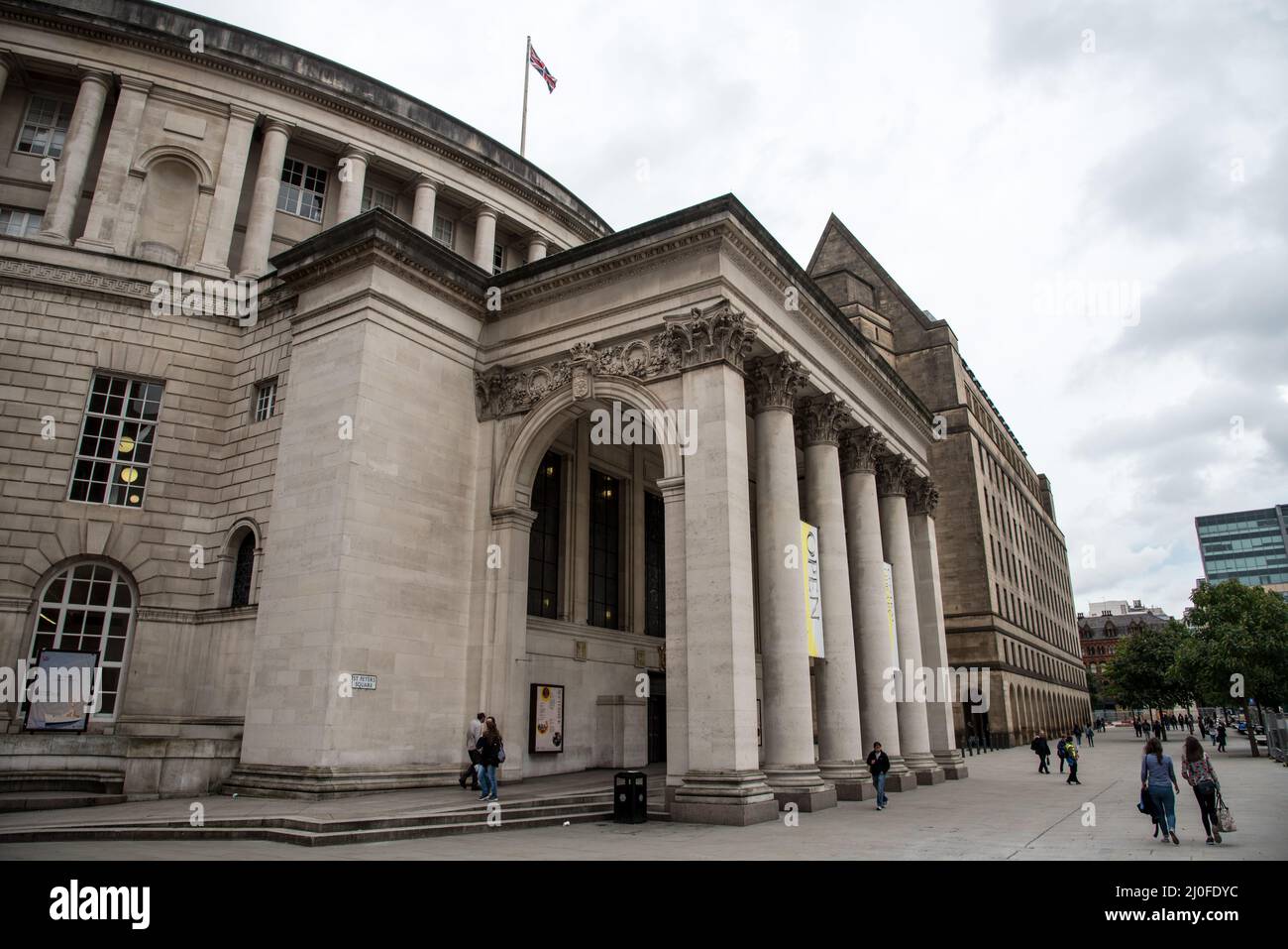 Manchester Central Library building England Stock Photo