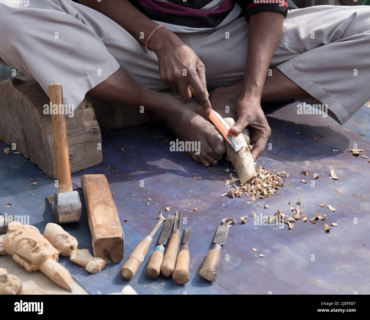 Wood carving human adult foot hires stock photography and images Alamy