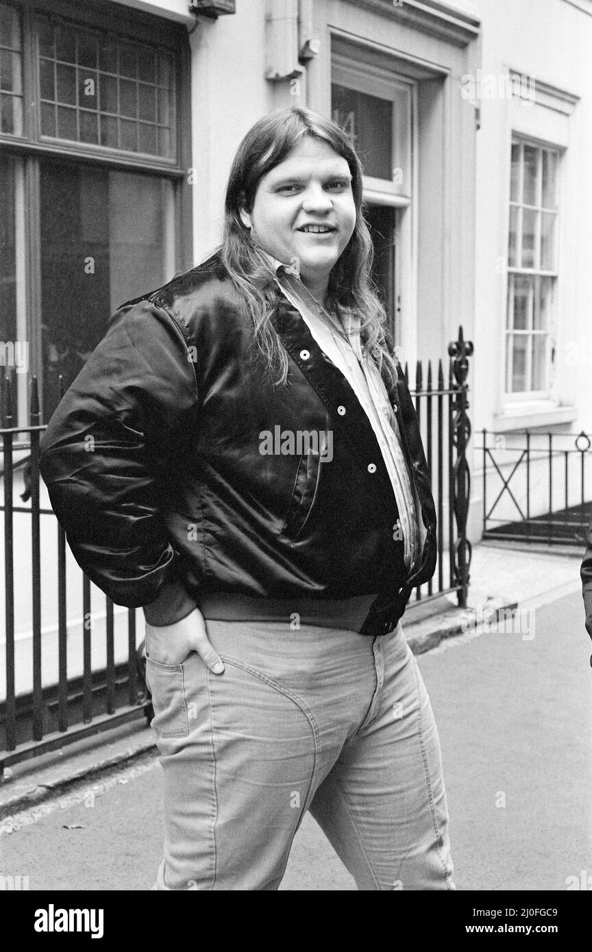 Musician Meat Loaf, pictured in London. 8th June 1978. Stock Photo