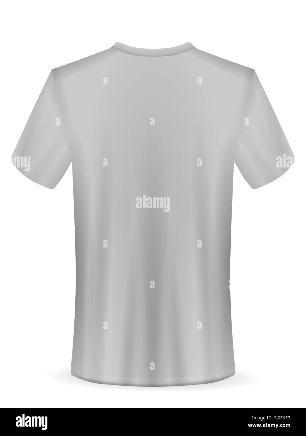 T-shirt on a white background. Vector illustration Stock Photo - Alamy