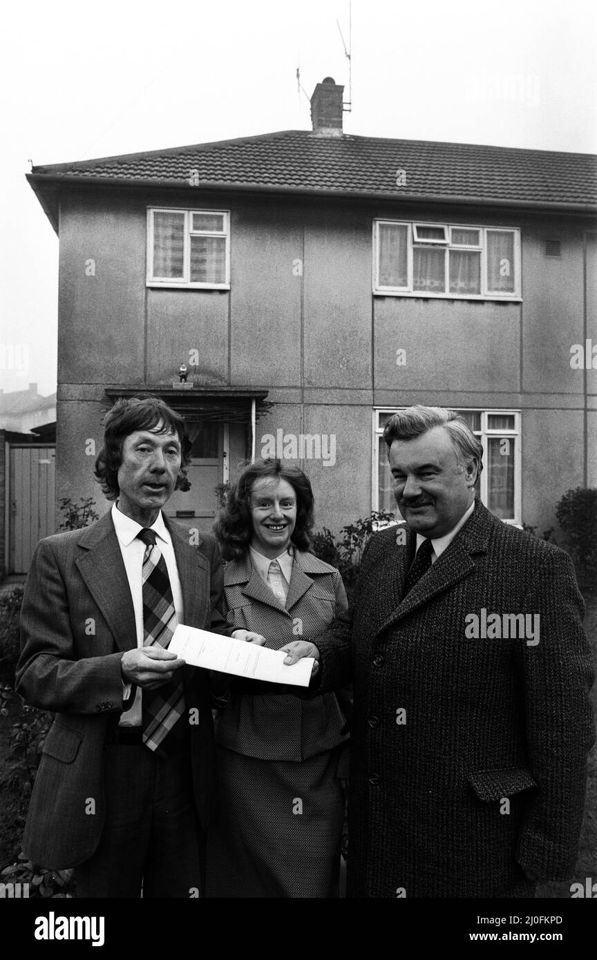 Sale of council house in Rowley Regis. Ron Jukes and wife Margaret were