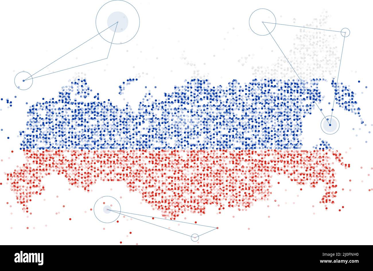 Russia Flag Map, Chaotic Particles Pattern in the Russian Flag Colors.  Vector Illustration Stock Vector - Illustration of pattern, particles:  224346140