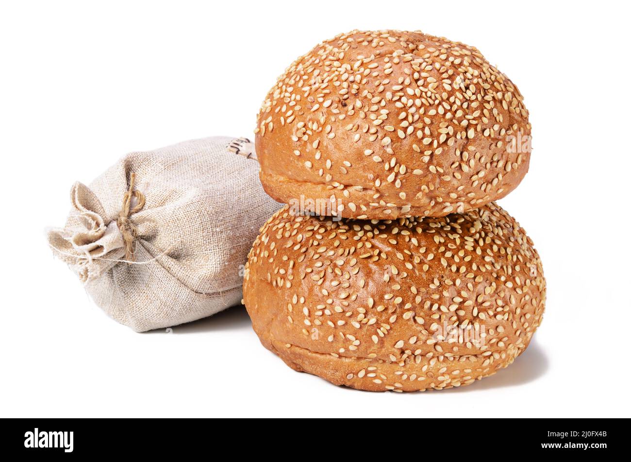 Fresh bun Stock Photo