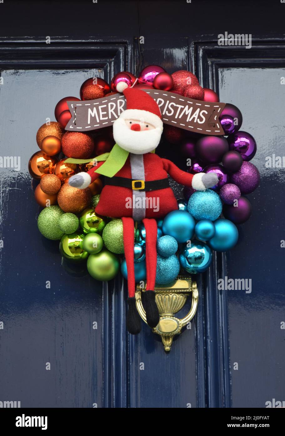 chrismas wreath Stock Photo
