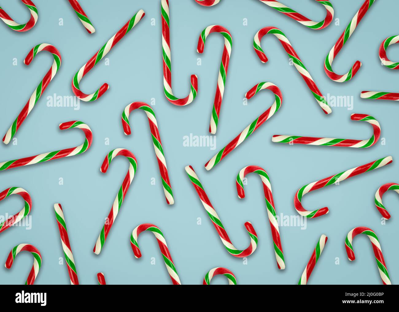 Seasonal Christmas Candy Cane Design Stock Photo Alamy