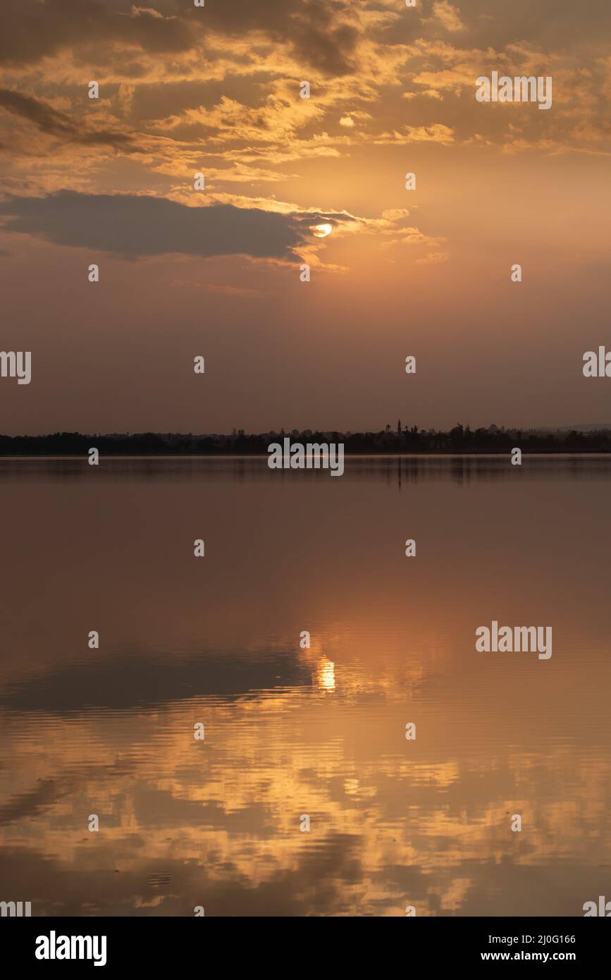 Sunset color sky night stormy hi-res stock photography and images - Alamy