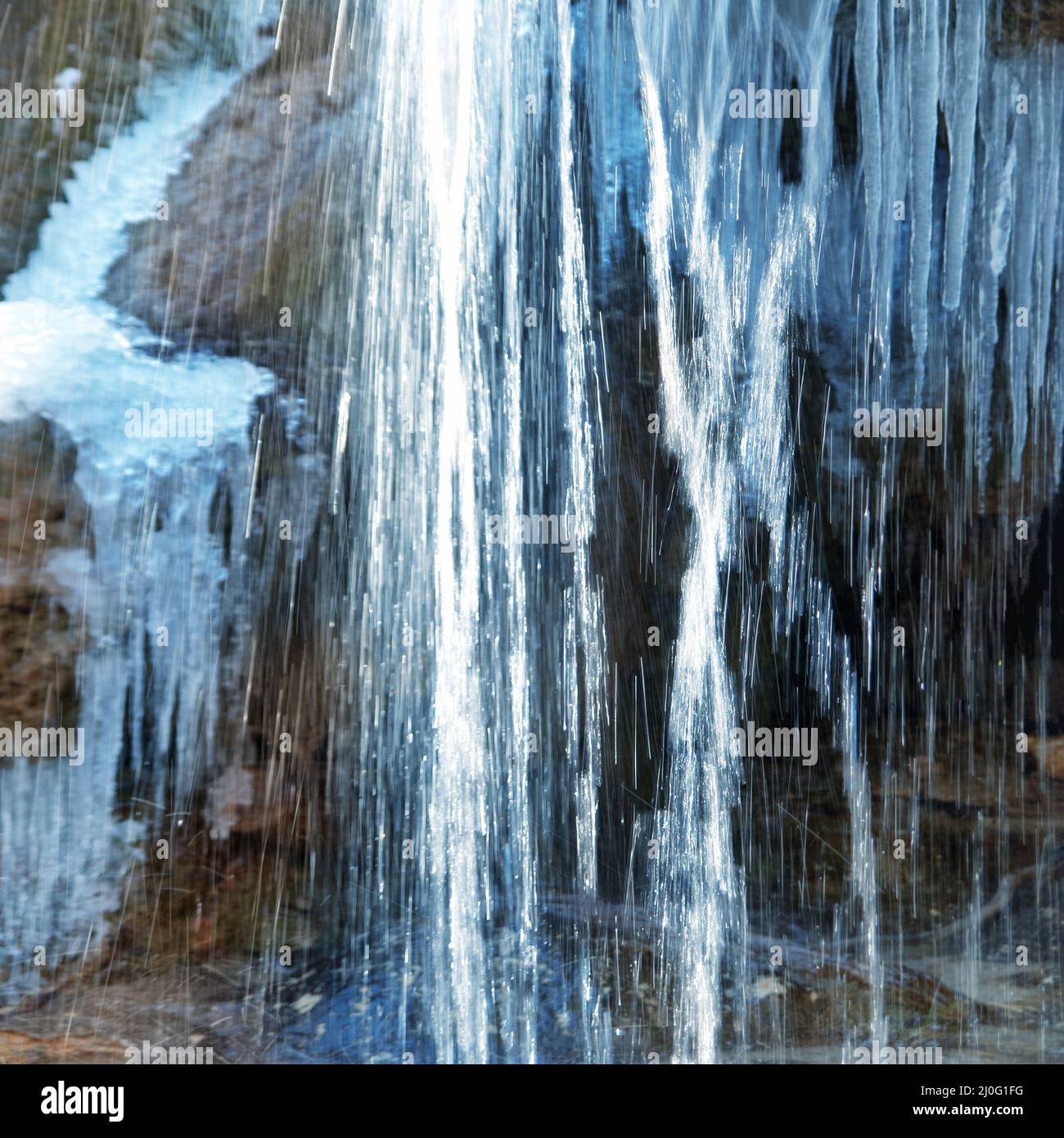 Spring water stream Stock Photo - Alamy