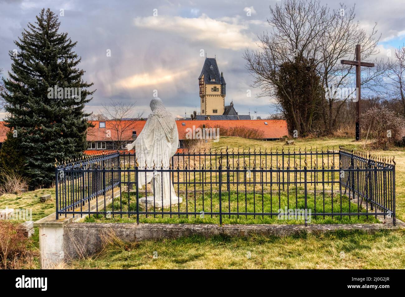 Bilder Impressionen aus der Weltkulturerbestadt Quedlinburg im Harz Stock Photo