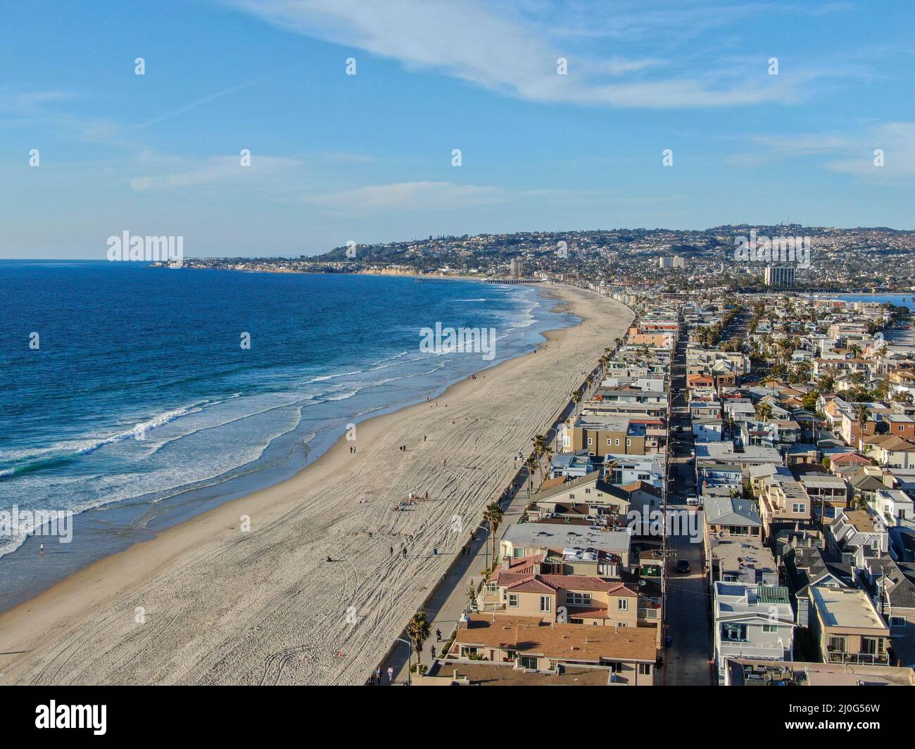 Aerial view san diego beaches hi-res stock photography and images - Alamy
