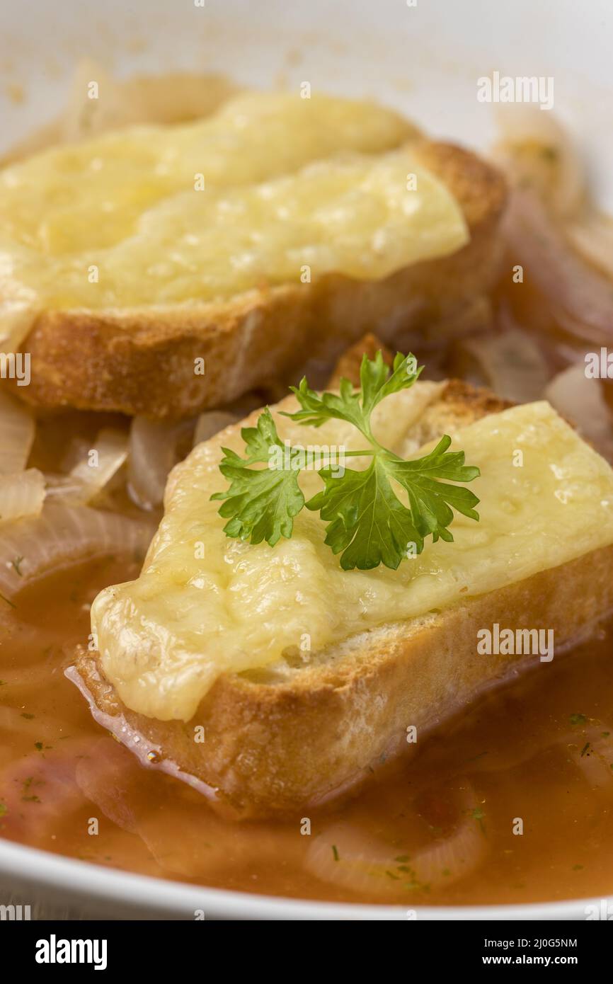 French onion soup Stock Photo - Alamy