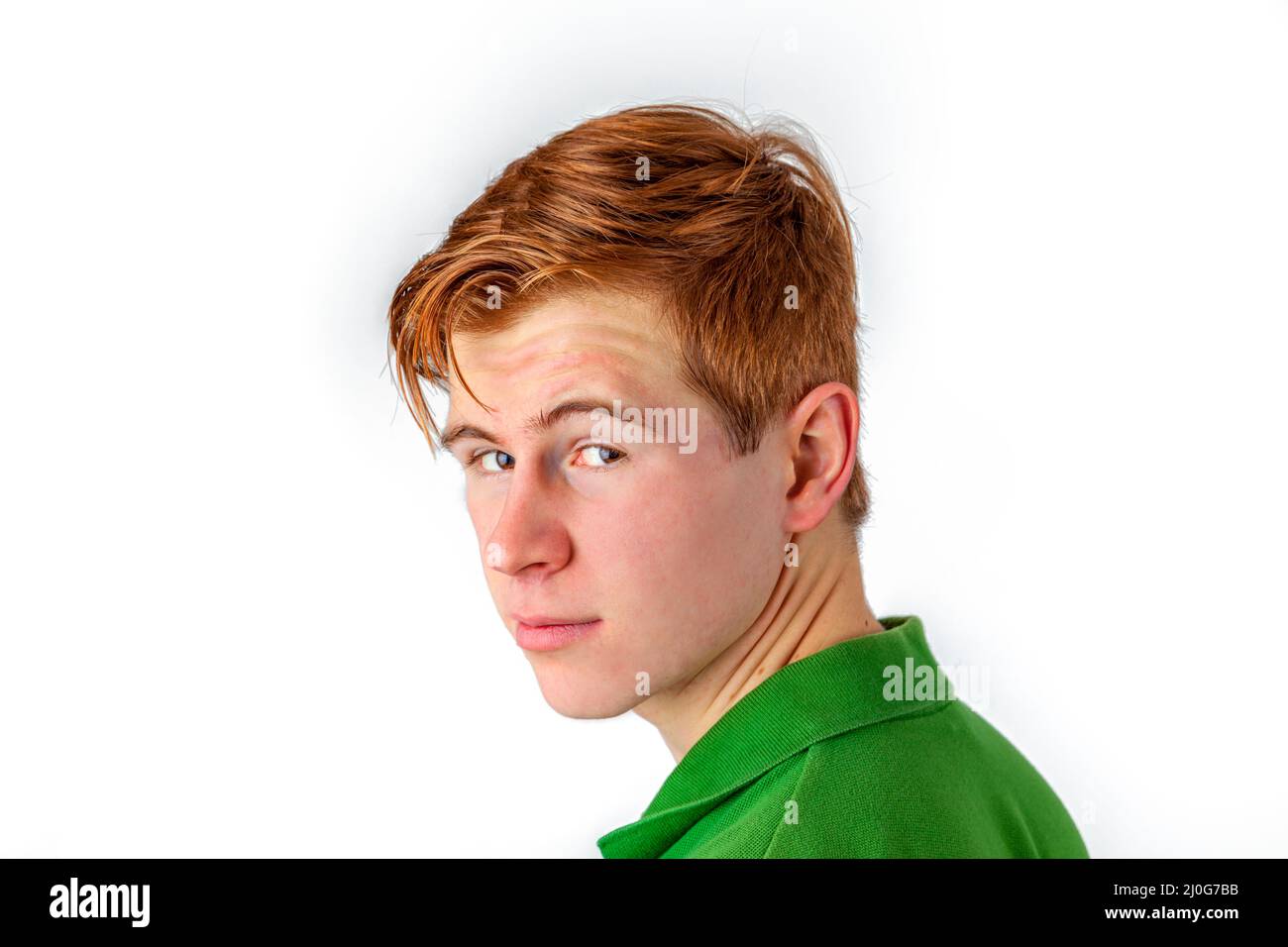 Boy brown hair green eyes hi-res stock photography and images - Page 2 -  Alamy