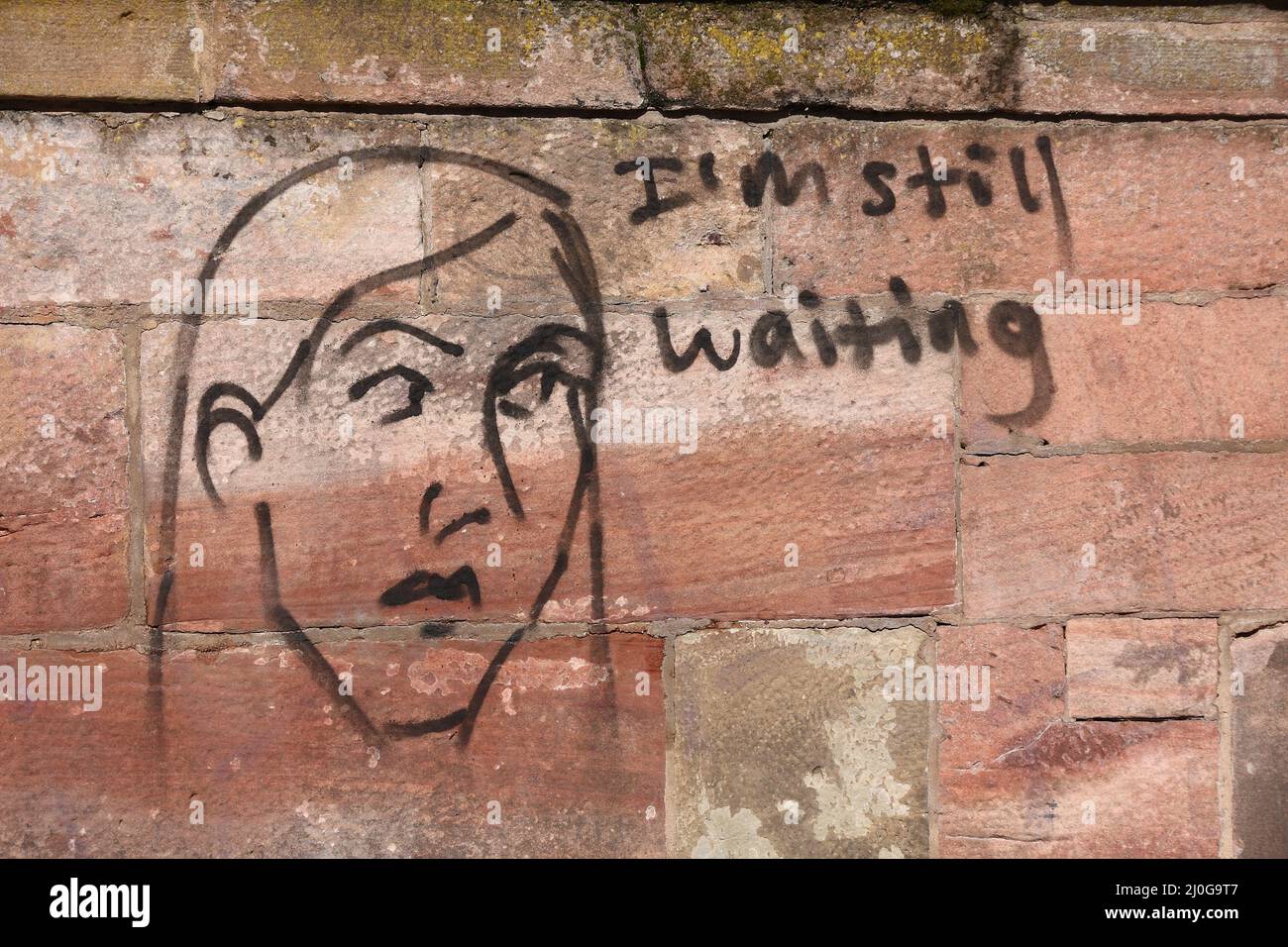 I'm still waiting Stock Photo