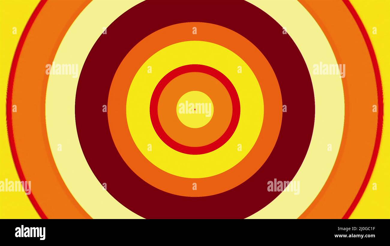 Colorful round tunnel with radial stripes, computer generated. 3d ...