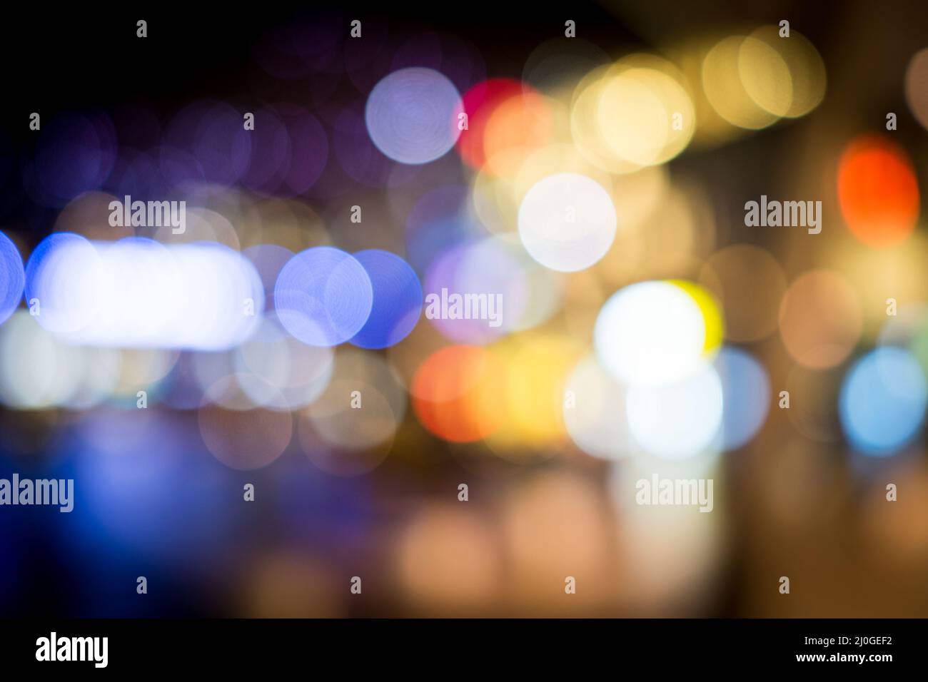 Cars motion on city rain night street Stock Photo - Alamy